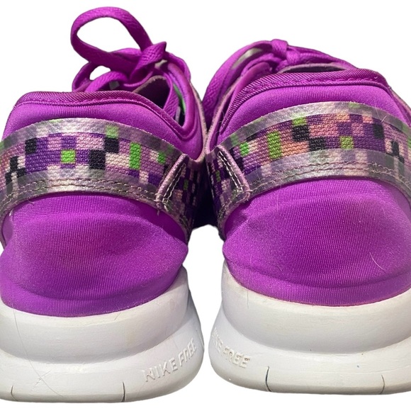 Nike Free TR Fit 5 Womens Sz 8 Running Shoe Purple / Black / Green Lightweight - Picture 6 of 15